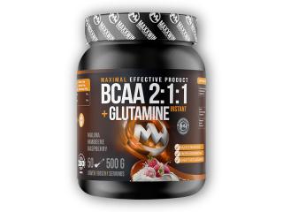 MAXXWIN BCAA + Glutamine 500g  + šťavnatá tyčinka ZDARMA Varianta: zelené jablko + DÁREK ZDARMA