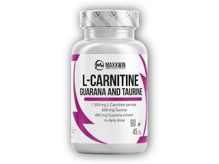 MAXXWIN L-Carnitine + Guarana + Taurin 90 kapslí + DÁREK ZDARMA