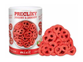 Mixit Mixit preclíky - Jogurtová čokoláda s jahodami 250g + DÁREK ZDARMA