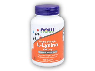 NOW Foods L-Lysine 1000mg 100 tablet + DÁREK ZDARMA