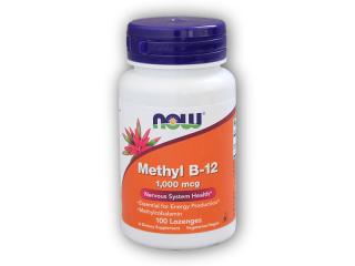 NOW Foods Methyl B12 1000 ug 100 pastilek + DÁREK ZDARMA