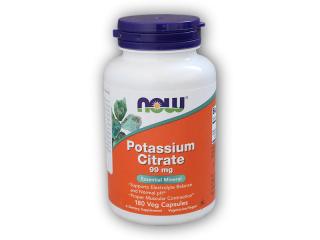 NOW Foods Potassium Citrate 99mg 180 kapslí + DÁREK ZDARMA