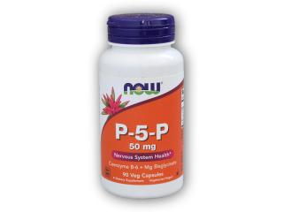 NOW Foods Vitamin B6 P-5-P 50mg aktivní forma 90 kapslí  + šťavnatá tyčinka ZDARMA + DÁREK ZDARMA