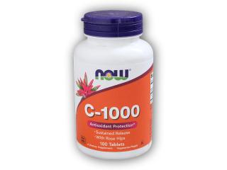 NOW Foods Vitamin C-1000 se šípkem 100 tablet + DÁREK ZDARMA