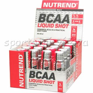 Nutrend BCAA Liquid Shot 2:1:1 20x60ml  + šťavnatá tyčinka ZDARMA + DÁREK ZDARMA