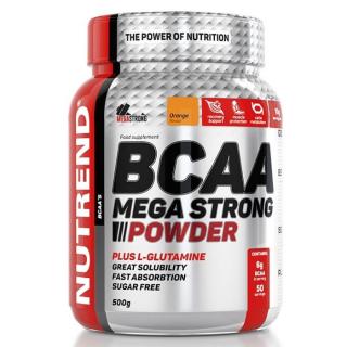 Nutrend BCAA Mega Strong Powder 500g  + šťavnatá tyčinka ZDARMA Varianta: meloun + DÁREK ZDARMA