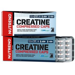 Nutrend Creatine Compressed Caps 120 kapslí + DÁREK ZDARMA