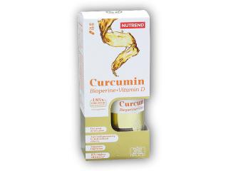 Nutrend Curcumin + Bioperine + Vitamin D 60 kapslí + DÁREK ZDARMA