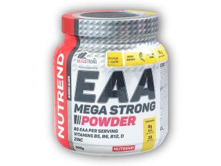Nutrend EAA Mega Strong Powder 300g  + šťavnatá tyčinka ZDARMA Varianta: pomeranč-jablko + DÁREK ZDARMA
