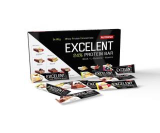 Nutrend Excelent 25% Protein Bar 85g gluten free Varianta: čokoláda-nugát s brusinkami + DÁREK ZDARMA