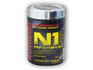 Nutrend N1 Pre-Workout 510g  + šťavnatá tyčinka ZDARMA Varianta: modrá ostružina + DÁREK ZDARMA