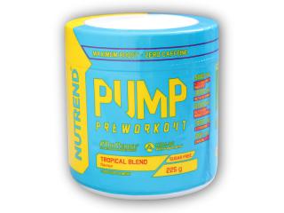 Nutrend Pump Preworkout 225g Varianta: ovoce + DÁREK ZDARMA