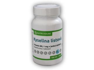 Nutri House Vitamin B9 Kyselina listová 100 tablet + DÁREK ZDARMA