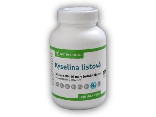 Nutri House Vitamin B9 Kyselina listová 500 tablet  + šťavnatá tyčinka ZDARMA + DÁREK ZDARMA