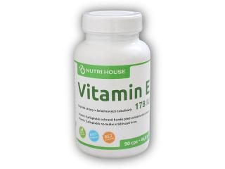 Nutri House Vitamin E 178IU 90 kapslí + DÁREK ZDARMA