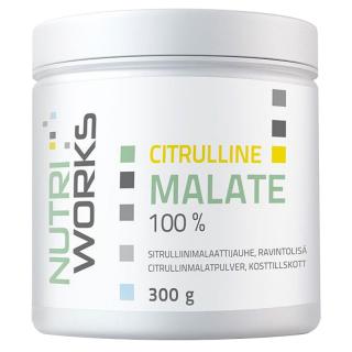 Nutri Works Citrulline Malate 100% 300g  + šťavnatá tyčinka ZDARMA + DÁREK ZDARMA