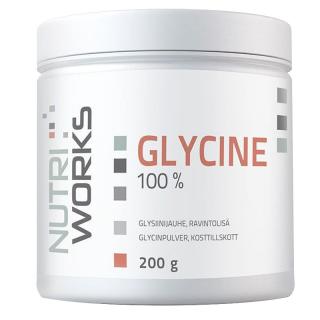 Nutri Works Glycine 100% 200g + DÁREK ZDARMA