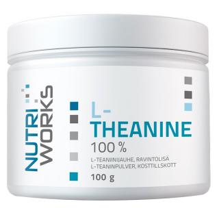 Nutri Works L-Theanine 100% 100g  + šťavnatá tyčinka ZDARMA + DÁREK ZDARMA