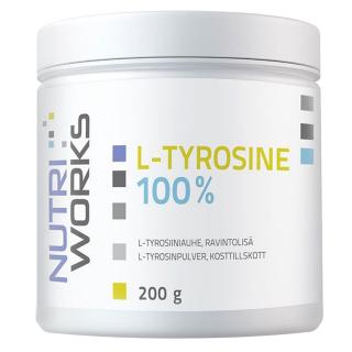 Nutri Works L-Tyrosine 100% 200g  + šťavnatá tyčinka ZDARMA + DÁREK ZDARMA