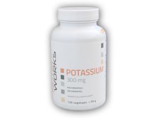 Nutri Works Potassium 300mg 120 kapslí + DÁREK ZDARMA