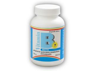Nutristar Biotin vitamín B7 500mcg 500 tablet  + šťavnatá tyčinka ZDARMA + DÁREK ZDARMA