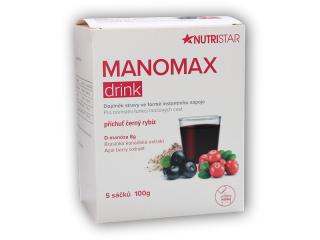 Nutristar Manomax drink 5x20g sáček 100g + DÁREK ZDARMA