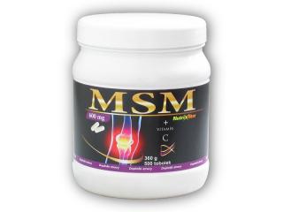Nutristar MSM 600mg 500 kapslí + DÁREK ZDARMA