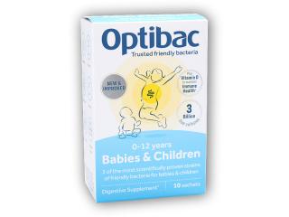 Optibac Probiotika pro miminka a děti 10 x 1,5g sáček + DÁREK ZDARMA