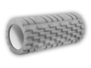 Ostrovit Foam roller masážní válec šedý + DÁREK ZDARMA