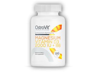 Ostrovit Magnesium+vitamin D3 2000 IU + B6 120 tablet + DÁREK ZDARMA