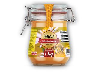 Ostrovit Multiflower honey 1000g vícekvětý med + DÁREK ZDARMA