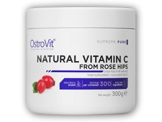 Ostrovit Natural vitamín C from rose hips 500g  + šťavnatá tyčinka ZDARMA + DÁREK ZDARMA