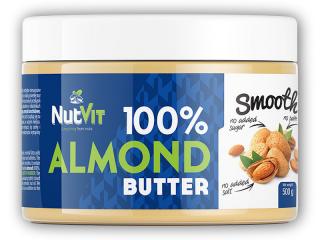 Ostrovit Nutvit 100% almond butter smooth 500g + DÁREK ZDARMA