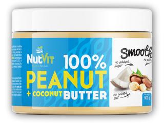 Ostrovit Nutvit 100% peanut butter + coconut 500g + DÁREK ZDARMA