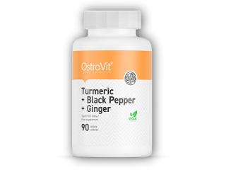 Ostrovit Turmeric + Black peper + Ginger 90 tablet + DÁREK ZDARMA