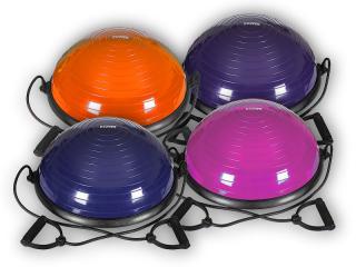 Power System Balanční míč BALANCE BALL SET  + šťavnatá tyčinka ZDARMA Varianta: oranžový + DÁREK ZDARMA