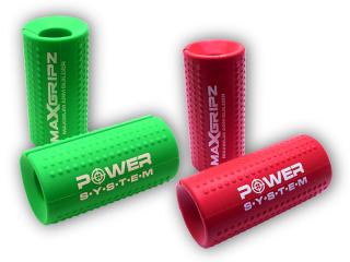 Power System Gripy na posilovací tyč MAX GRIPZ MEDIUM 4056 Varianta: blue M + DÁREK ZDARMA