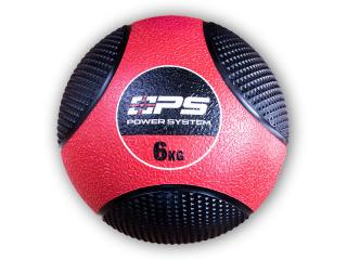 Power System Medicinální míč MEDICINE BALL 6KG - 4136  + šťavnatá tyčinka ZDARMA + DÁREK ZDARMA
