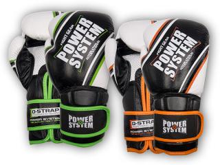 Power System PowerSystem boxerské rukavice CONTENDER  + šťavnatá tyčinka ZDARMA Varianta: green 10 OZ + DÁREK ZDARMA