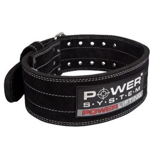 Power System PowerSystem opasek POWERLIFTING  + šťavnatá tyčinka ZDARMA Varianta: grey XXL 102-121cm + DÁREK ZDARMA