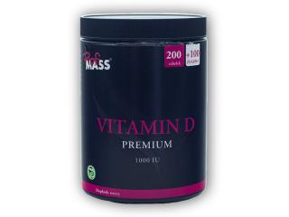 Profimass Vitamin D Premium 1000 IU 200 + 100cps ZDARMA + DÁREK ZDARMA