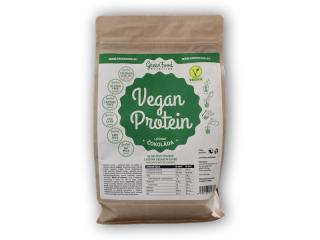 PROTEIN GreenFood Nutrition Vegan Protein 750g  + šťavnatá tyčinka ZDARMA Varianta: capuccino + DÁREK ZDARMA