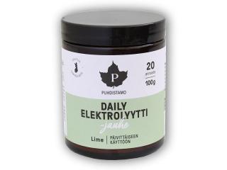 Puhdistamo Daily Electrolyte Powder 100g Varianta: limetka + DÁREK ZDARMA