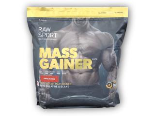 Raw Sport Elite Mass Gainer 2500g  + šťavnatá tyčinka ZDARMA Varianta: chocolate fudge + DÁREK ZDARMA