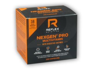 Reflex Nutrition Nexgen Pro + Digestive Enzymes 120 kapslí  + šťavnatá tyčinka ZDARMA + DÁREK ZDARMA