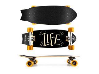 Spokey LIFE Longboard 67,5 x 25,5cm ABEC7  + šťavnatá tyčinka ZDARMA + DÁREK ZDARMA