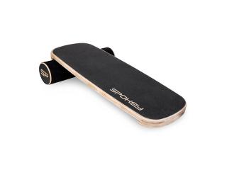 Spokey SWAY Balanční podložka dřevěná trick board  + šťavnatá tyčinka ZDARMA + DÁREK ZDARMA