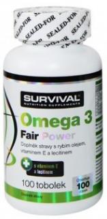 Survival Omega 3 Fair Power 100 tobolek + DÁREK ZDARMA