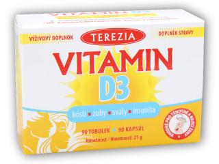 Terezia Vitamín D3 1000 IU 90 kapslí + DÁREK ZDARMA