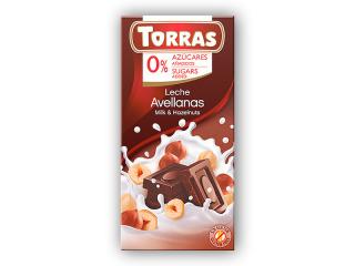 Torras Mléčná čokoláda s lískovými oříšky 75g + DÁREK ZDARMA